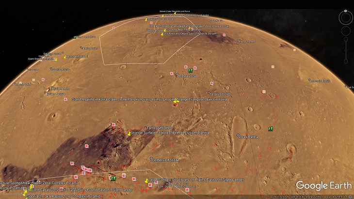 An elevated view of this site being analyzed (click for larger image)