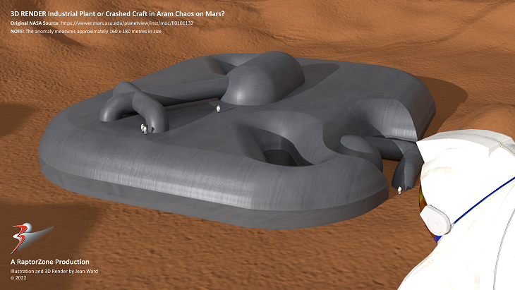 An illustration/artists impression of the anomaly (click for larger image)