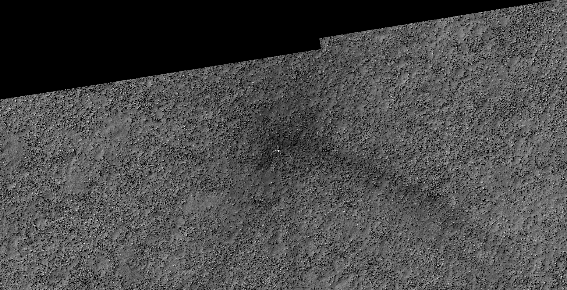 The impact site (click for larger image zoomed-out, not to scale)