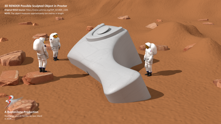 A 3D illustration/artists impression of the anomalies (click for larger image)