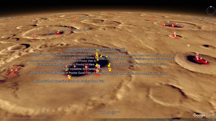 An elevated view of this site being analyzed