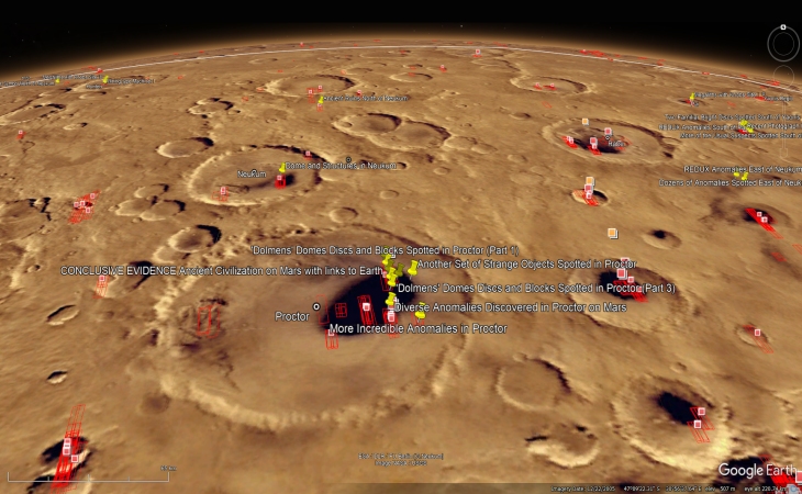 An elevated view of this site being analyzed