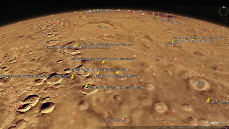 An elevated view of this site being analyzed (click for larger image)