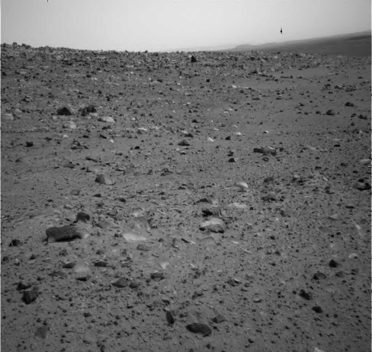 Original NASA photograph with contrast and brightness corrected (click for larger image)