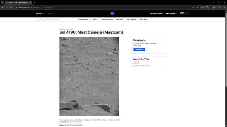 Original NASA source page (click for larger image)