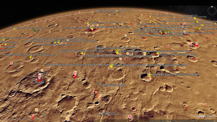 An elevated view of this site being analyzed (click for larger image)