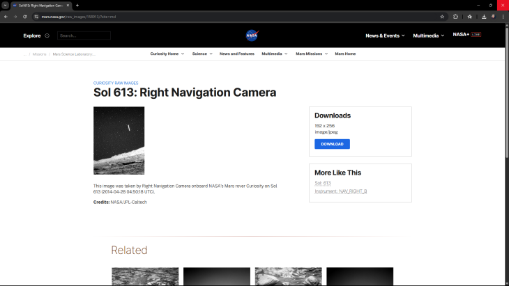 Original NASA source page (click for larger image)