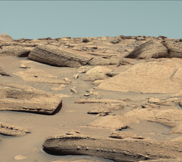 Original NASA photograph with colour corrected (click for larger image)