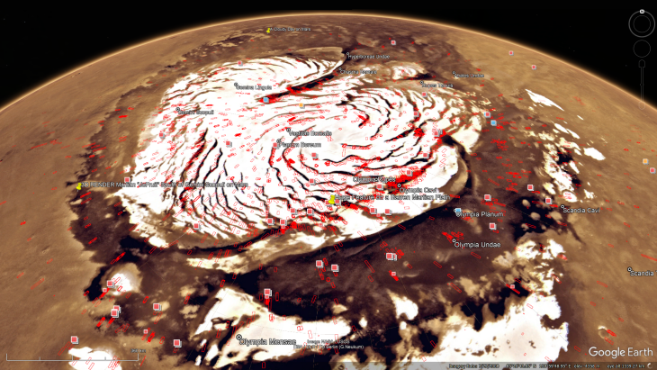 Elevated view of the site as seen in Google Earth Pro (click for larger image)