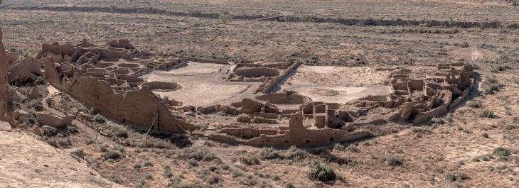 Pueblo Bonito, Chaco Canyon, New Mexico (click for larger image)