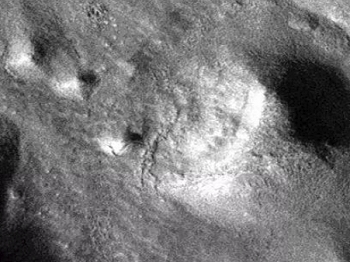 Triangular pyramid on Martian surface – Pyramid three