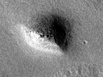 Triangular pyramid on Martian surface – Pyramid two