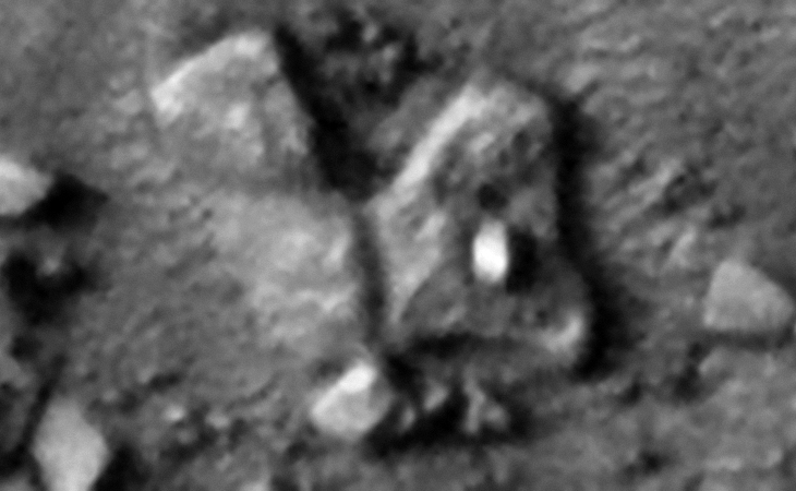 Weird, custom cut megalith with smaller feature or knob on top