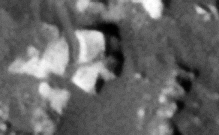 Pieces of a structure or statue