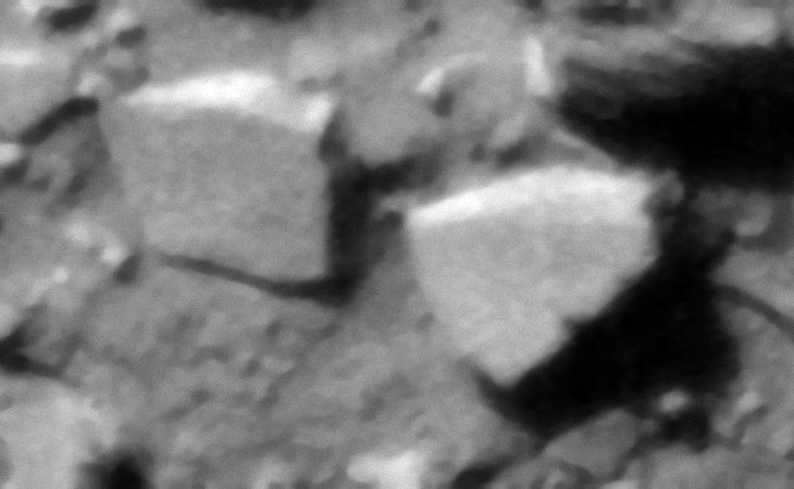 Two megalithic blocks