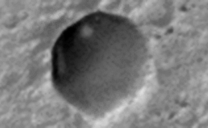 Underground Entrance, Self-Illuminating Sphere and Cylindrical Object?