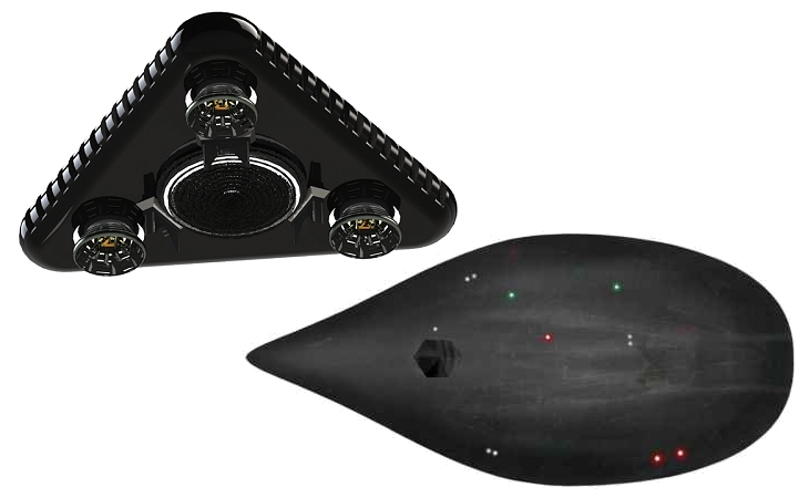 TR-3B and Dark Fleet 'Pumpkin Seed' craft