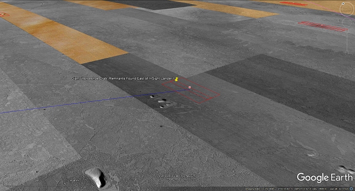 An elevated view of this site being analyzed