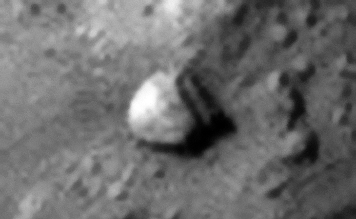 Disc-like object or craft with small dome on top