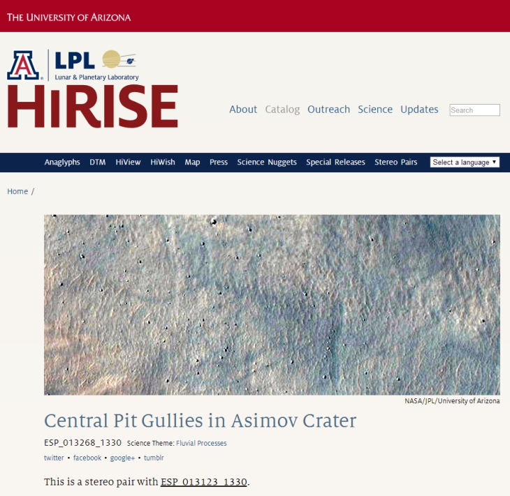 Asimov Crater
